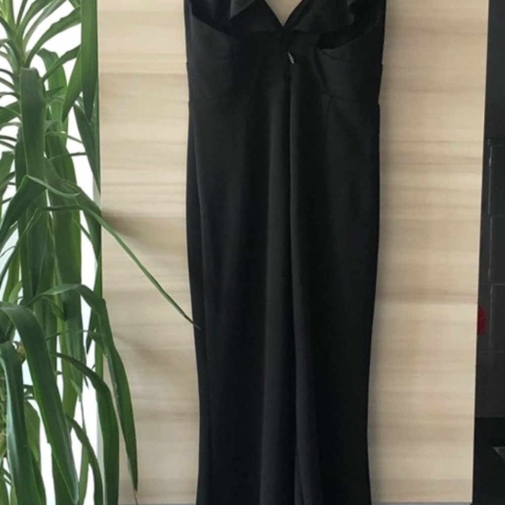 Lulu's Black Ruffle Mini Dress - Picture 6 of 6